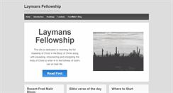 Desktop Screenshot of laymansfellowship.com